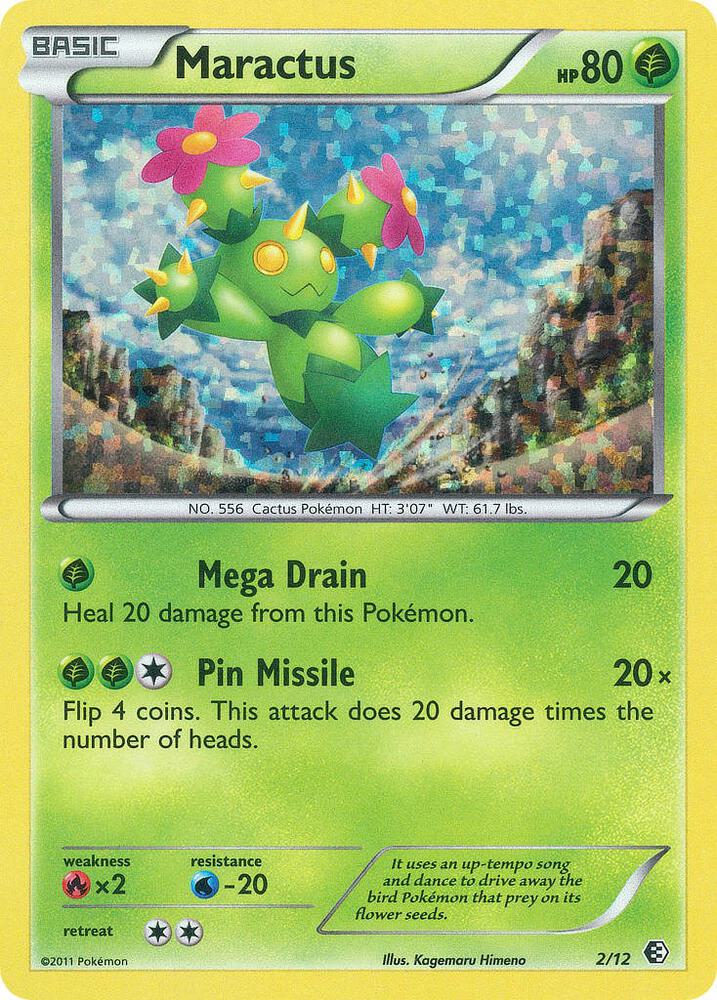 Maractus 002/012 (McDonald's Promos 2011) - Holofoil