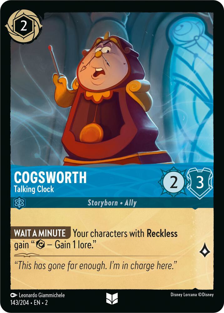 Cogsworth, Talking Clock 143/204 (Rise of the Floodborn)