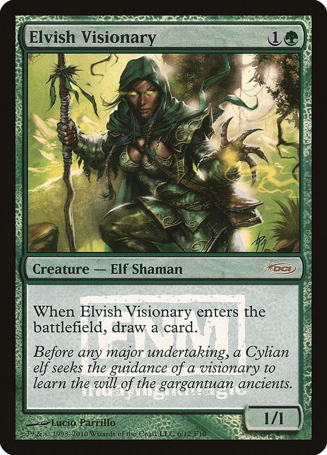 Elvish Visionary 6/12 (FNM Promos) - Foil