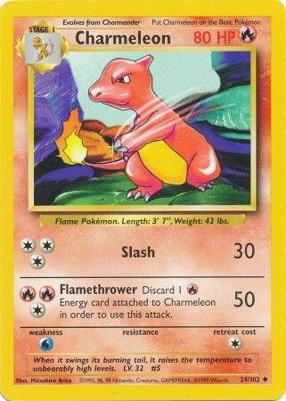 Charmeleon 024/102 (Base Set) - Unlimited Normal