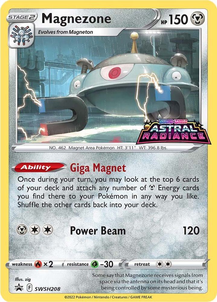 Magnezone SWSH208 (SWSH: Sword & Shield Promo Cards) - Holofoil