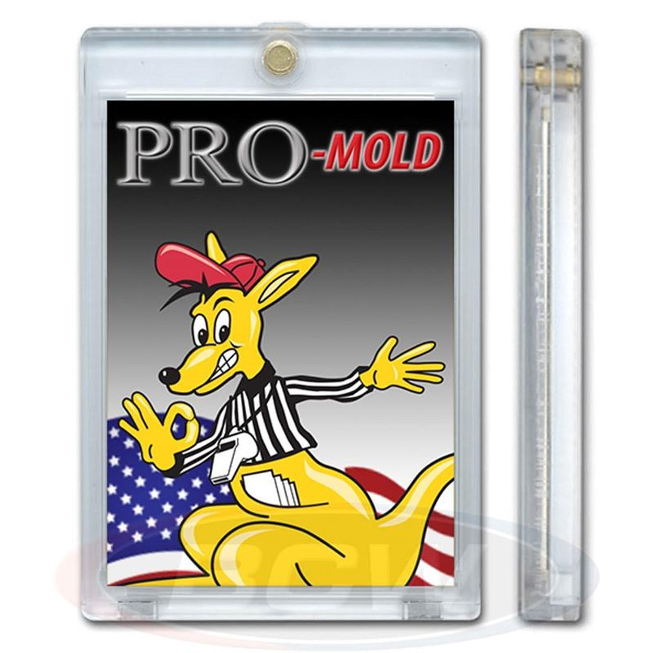 BCW 120Pt Pro-Mold Magnetic Thicker Card Trading Card Holder - USA