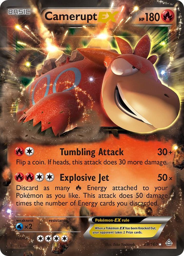 Camerupt EX 29/160 (XY - Primal Clash) - Holofoil