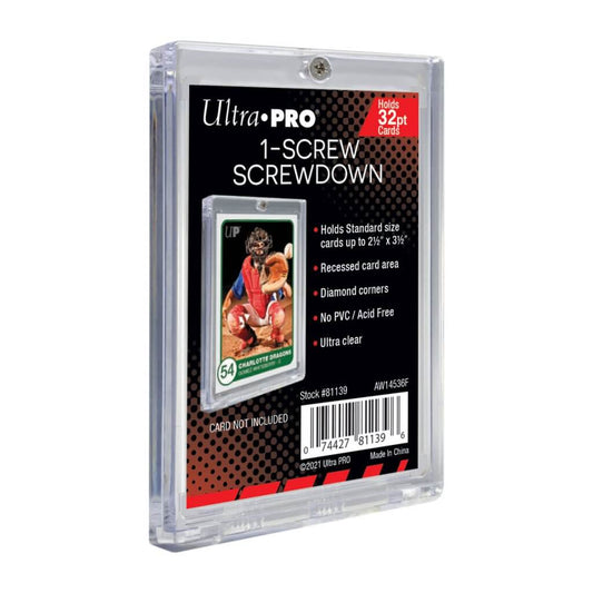 ULTRA PRO Single-Screw Down Card Holder - 1 Screw 32pt - Specialty Holder