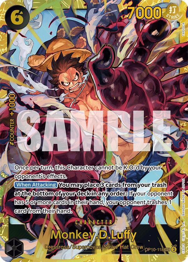 Monkey.D.Luffy OP10-118 (Royal Blood) - Foil