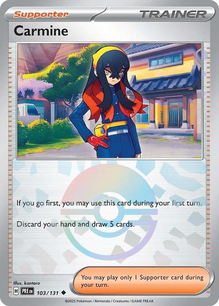 Carmine 103/131 (SV: Prismatic Evolutions) - Poke Ball Holofoil