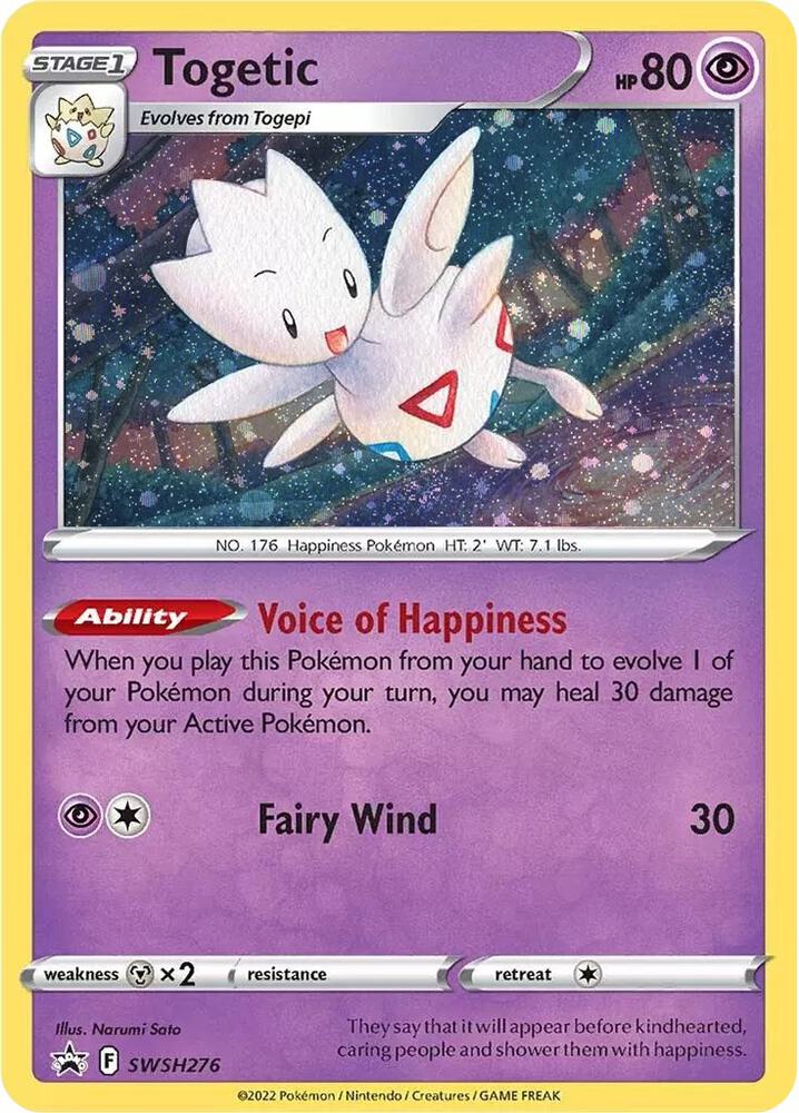 Togetic SWSH276 (SWSH: Sword & Shield Promo Cards) - Holofoil