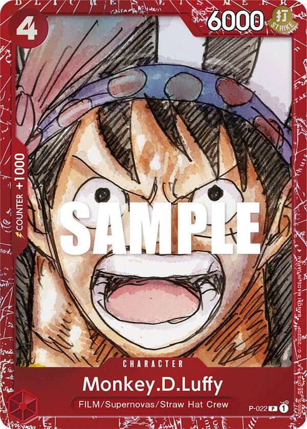 Monkey.D.Luffy (PCC Film RED) P-022 (One Piece Promotion Cards) - Alternate Art Foil