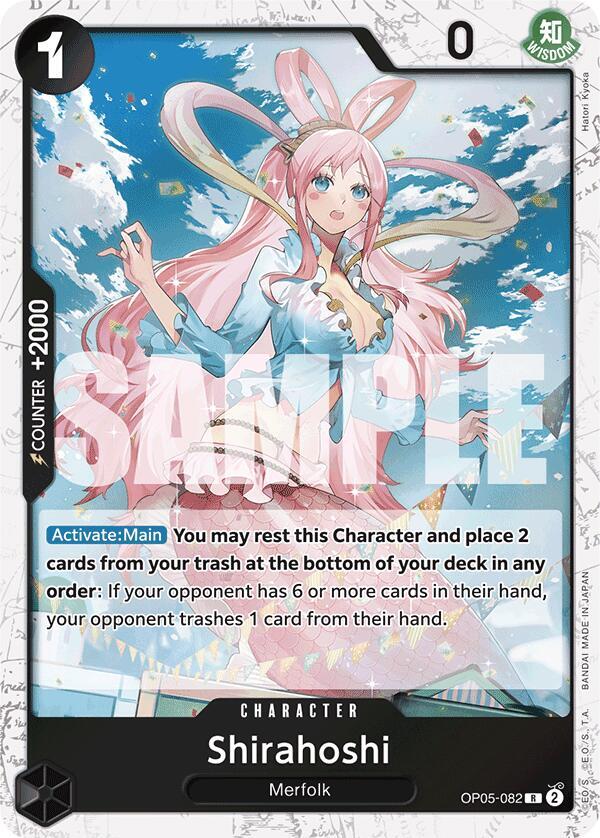 Shirahoshi OP05-082 (Premium Booster -The Best-) - Jolly Roger Foil