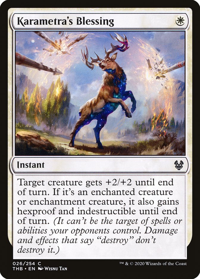 Karametras Blessing 26 (Theros Beyond Death)