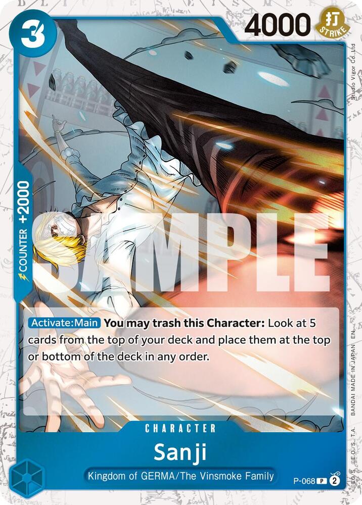 Sanji P-068 (Premium Booster -The Best- Vol. 2) - Pirate Foil