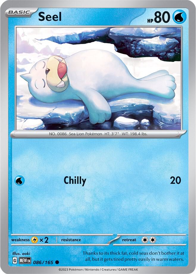 Seel 086/165 (SV: Scarlet & Violet 151)