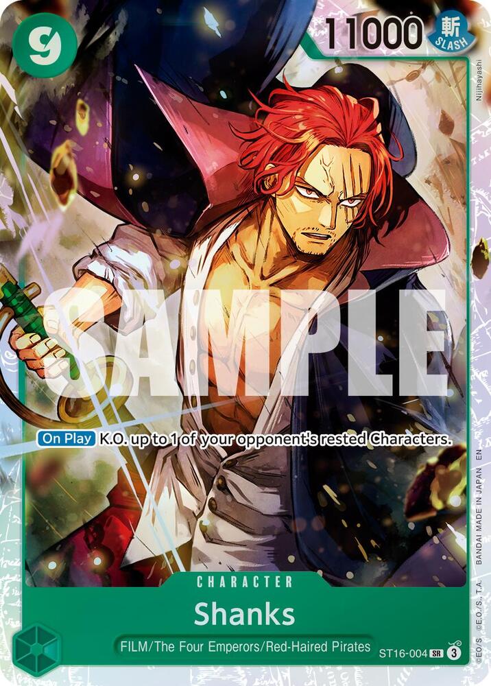 Shanks (Reprint) ST16-004 (Premium Booster -The Best- Vol. 2) - Foil