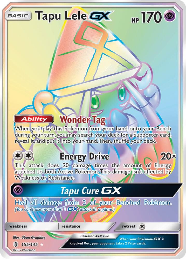 Tapu Lele GX 155/145 (SM - Guardians Rising) - Holofoil