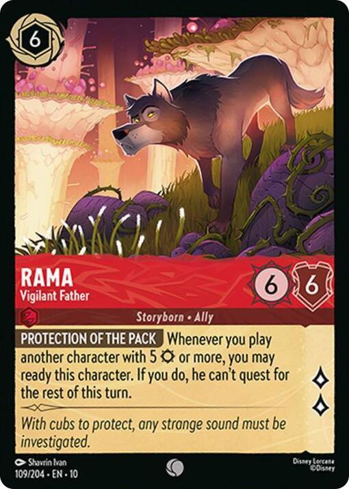 Rama, Vigilant Father 109/204 (Whispers in the Well)