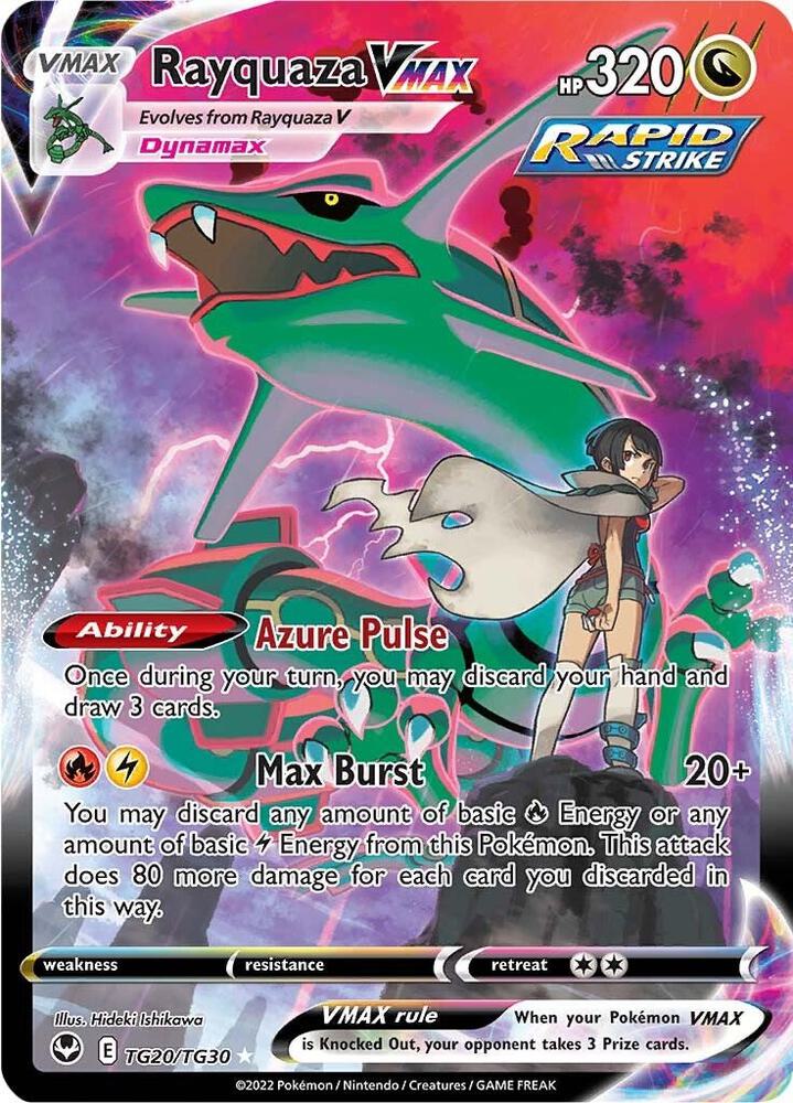 Rayquaza VMAX TG20/TG30 (SWSH12: Silver Tempest Trainer Gallery) - Holofoil