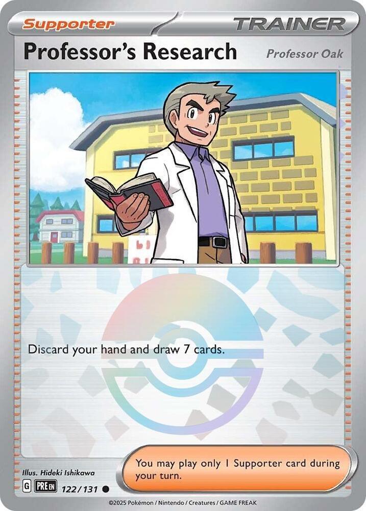 Professor's Research 122/131 (SV: Prismatic Evolutions) - Poke Ball Holofoil