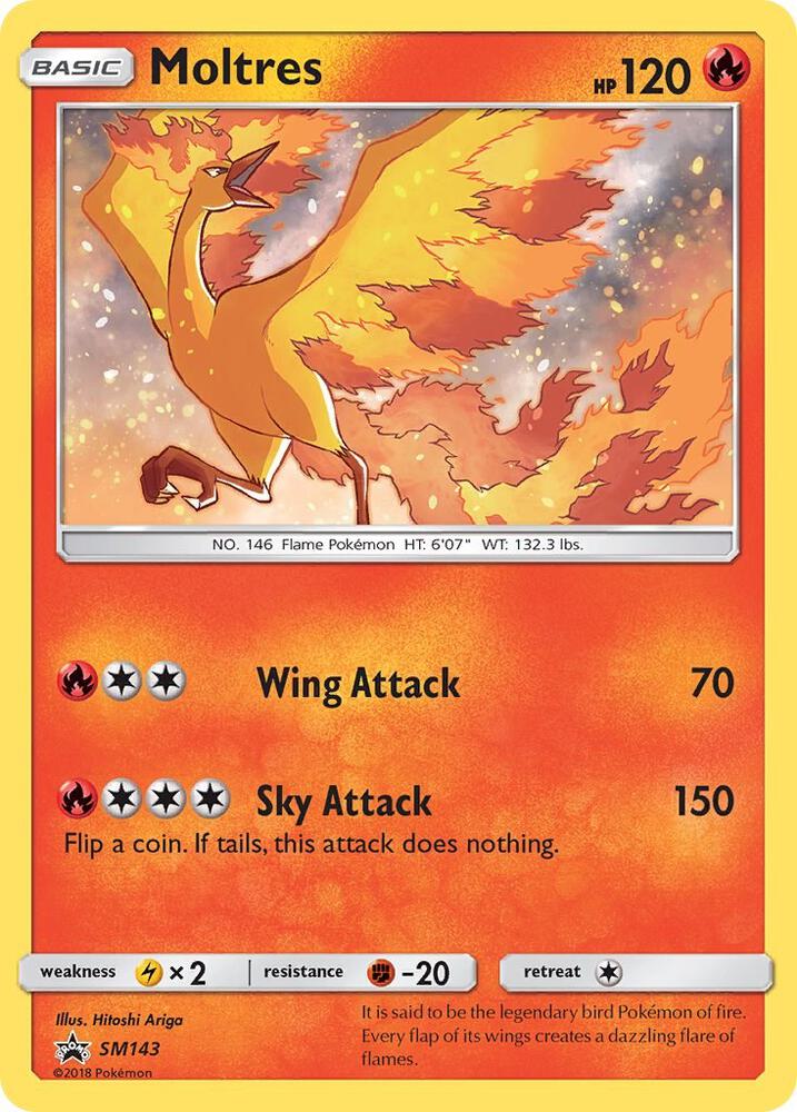 Moltres SM143 (SM Promos) - Holofoil