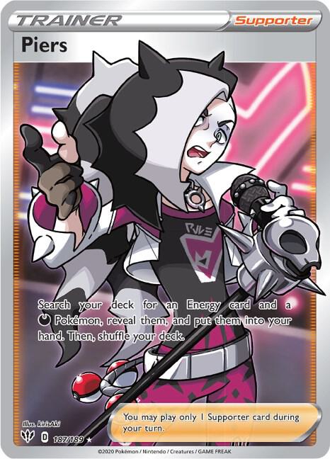Piers 187/189 (SWSH03: Darkness Ablaze) - Holofoil