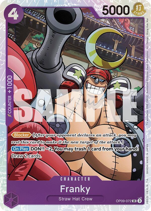 Franky OP09-072 (Emperors in the New World) - Foil