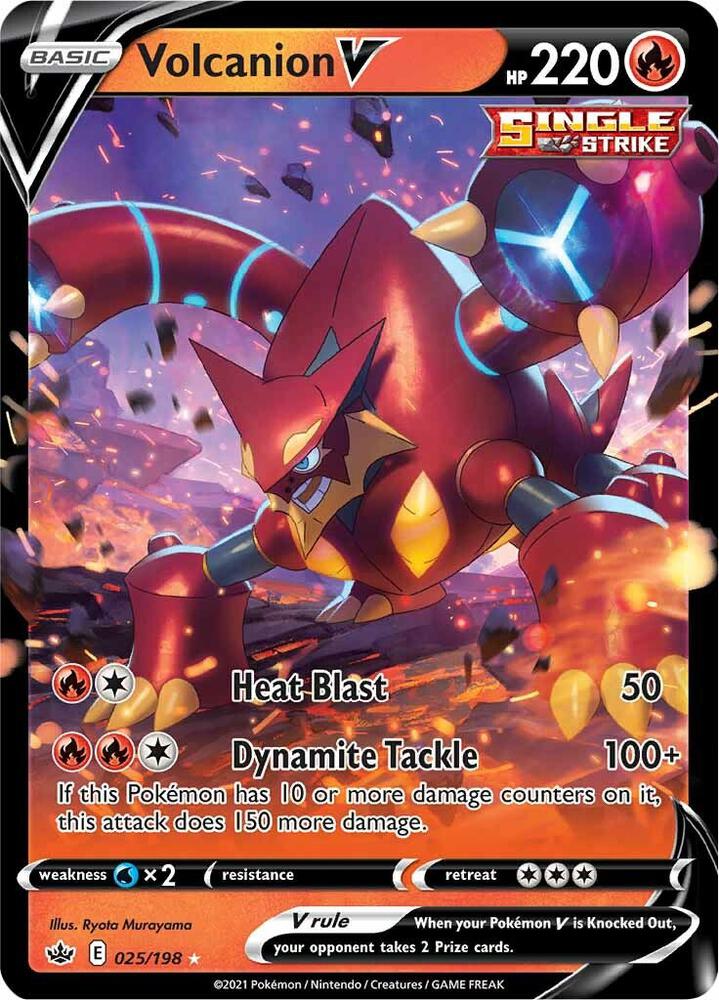 Volcanion V 025/198 (SWSH06: Chilling Reign) - Holofoil