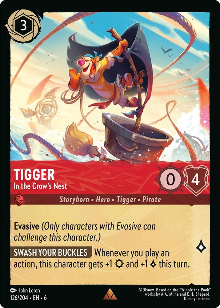 Tigger, In the Crow's Nest 126/204 (Azurite Sea) - Cold Foil