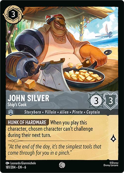 John Silver, Ship's Cook 181/204 (Azurite Sea)
