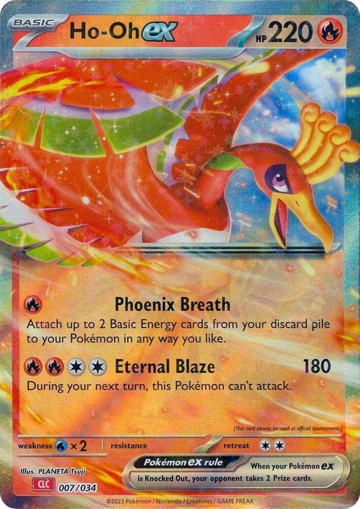 Ho-Oh ex 007/034 (Trading Card Game Classic) - Holofoil