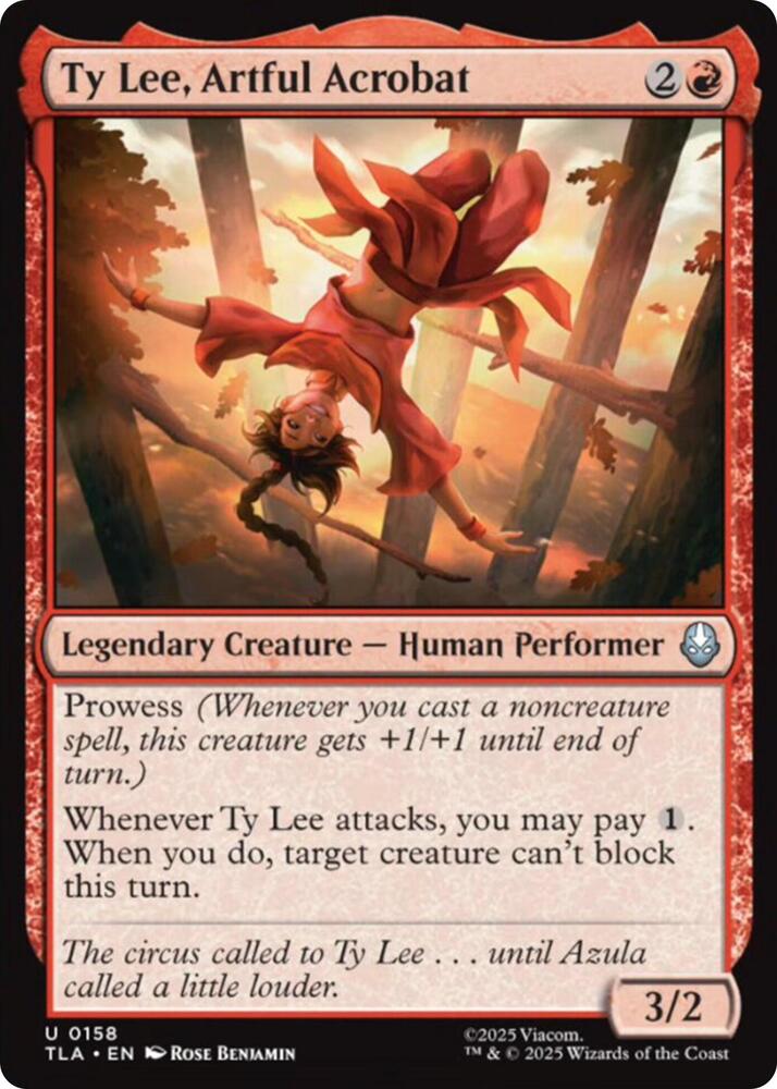 Ty Lee, Artful Acrobat 158 (Avatar: The Last Airbender)