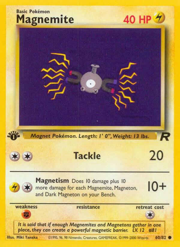 Magnemite 60/82 (Team Rocket) - 1st Edition