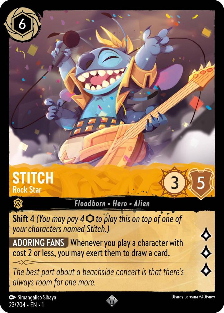 Stitch, Rock Star 23/204 (The First Chapter)
