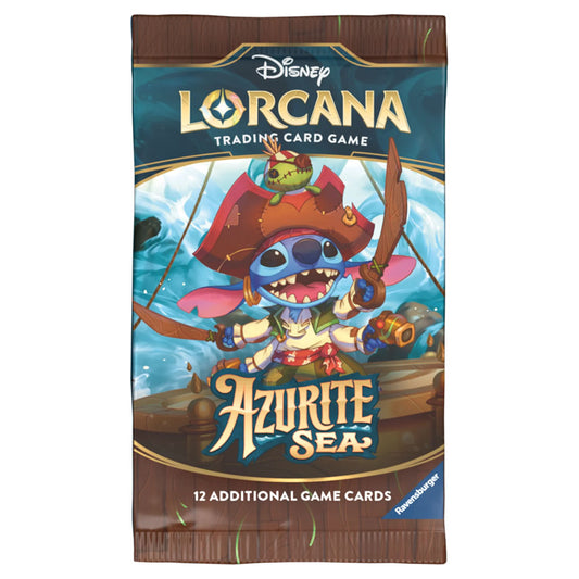 Disney Lorcana - TCG - Azurite Sea - Set 6 Booster Pack - Random Artwork