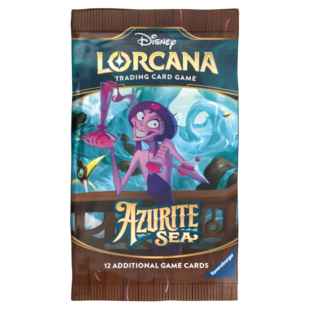 Disney Lorcana - TCG - Azurite Sea - Set 6 Booster Pack - Random Artwork