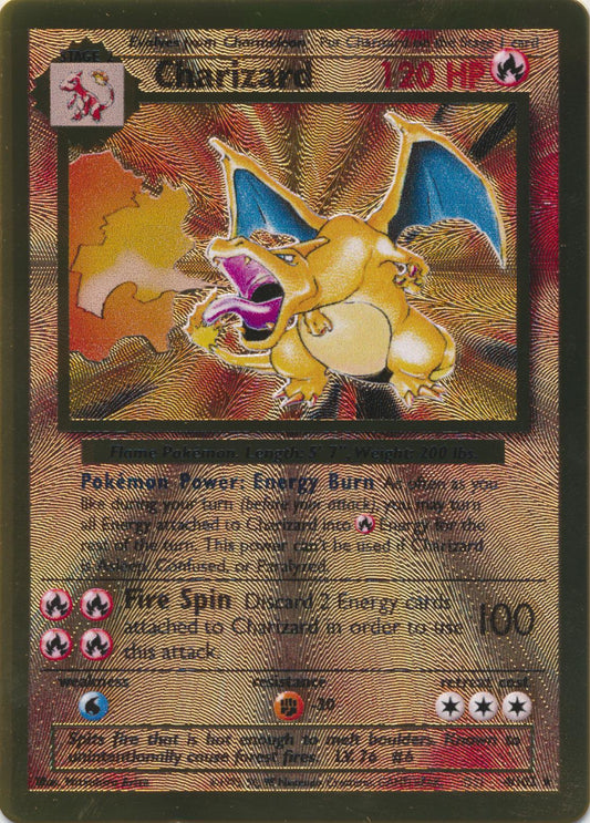2021 POKEMON - METAL CHARIZARD #4/102 - 25TH CELEBRATIONS UPC PROMO CARD