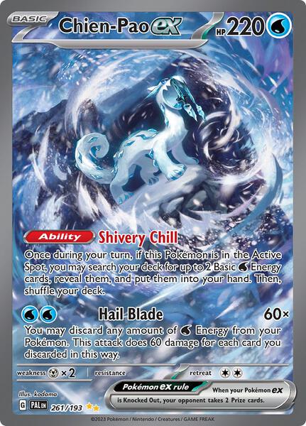 CHIEN-PAO EX #261 - POKEMON SCARLET & VIOLET PALDEA EVOLVED CARD