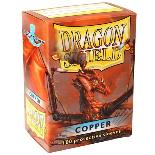 DRAGON SHIELD: BOXED 100 SLEEVES - CLASSIC - COPPER