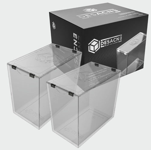 Desacne Acrylic Collector Cases- Premium Booster Box Protector - 2 Pack