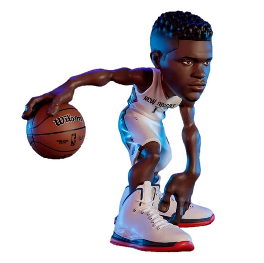 Small-Stars NBA - Zion Williamson (Pelicans - White Uniform) Limited Edition 12" Vinyl Figure