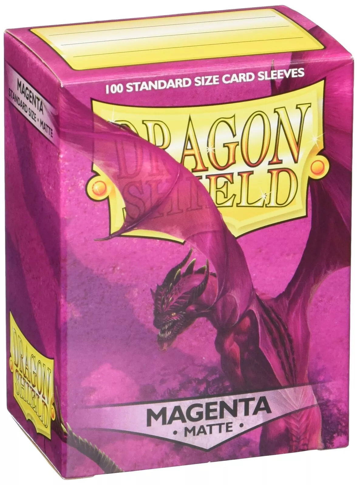 DRAGON SHIELD: BOXED 100 SLEEVES - MATTE - MAGENTA