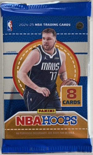 2024-2025 PANINI NBA HOOPS NBA Basketball Retail Booster Pack