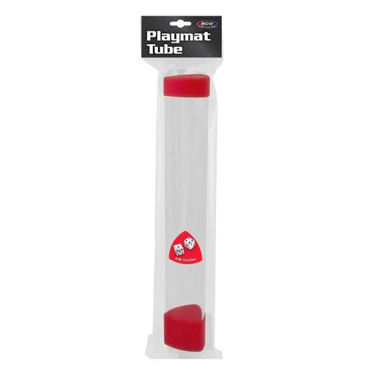 PLAYMAT TUBE - RED WITH DICE - BCW
