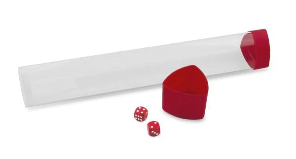 PLAYMAT TUBE - RED WITH DICE - BCW