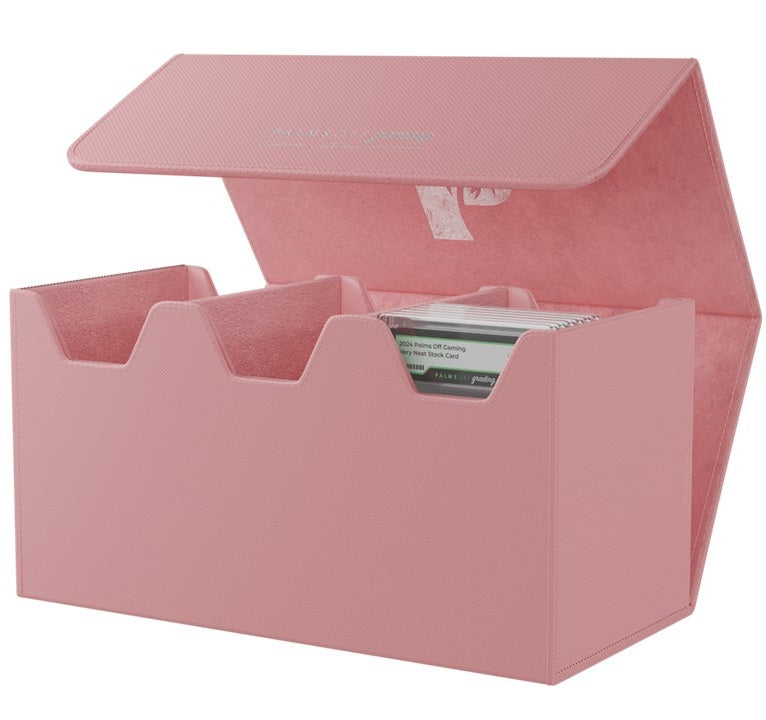 COLLECTOR'S SERIES GRADED CARD STORAGE CASE – LARGE - PINK