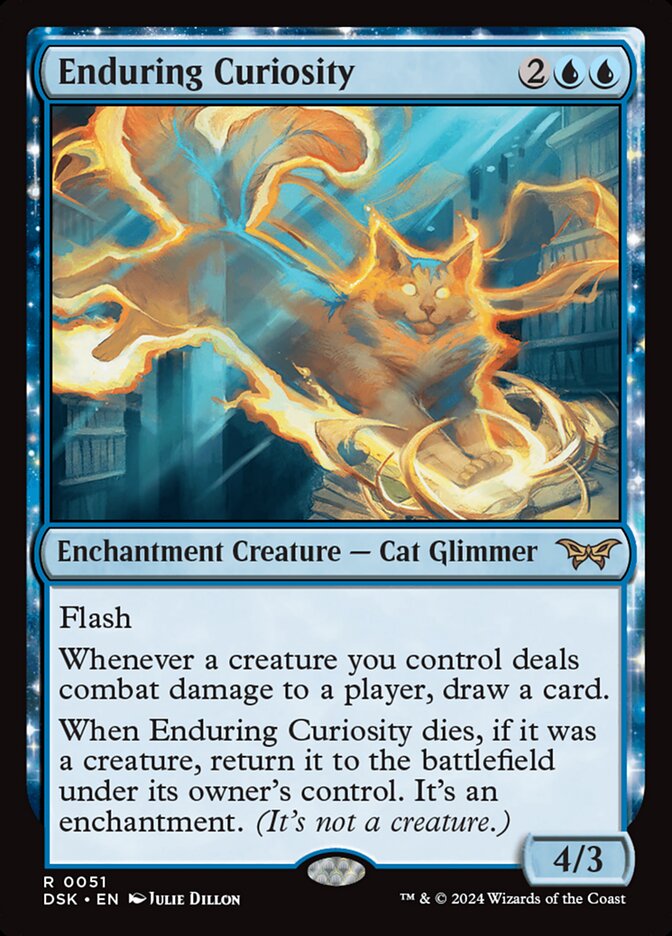 Enduring Curiosity 51 (Duskmourn: House of Horror)