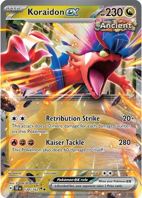 Koraidon ex 120/162 (SV05: Temporal Forces) - Holofoil