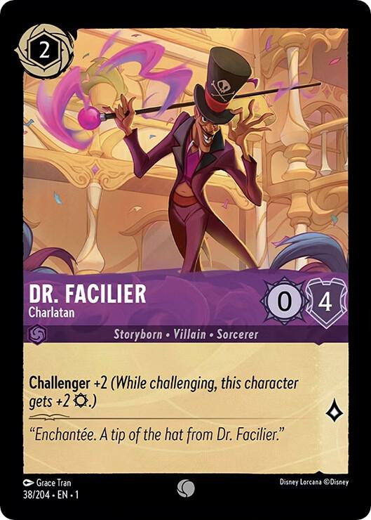 Dr. Facilier, Charlatan 38/204 (The First Chapter) - Cold Foil