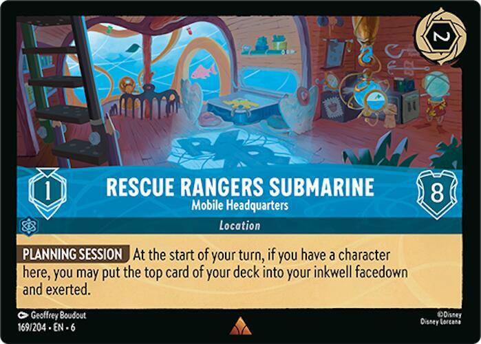Rescue Rangers Submarine, Mobile Headquarters 169/204 (Azurite Sea)