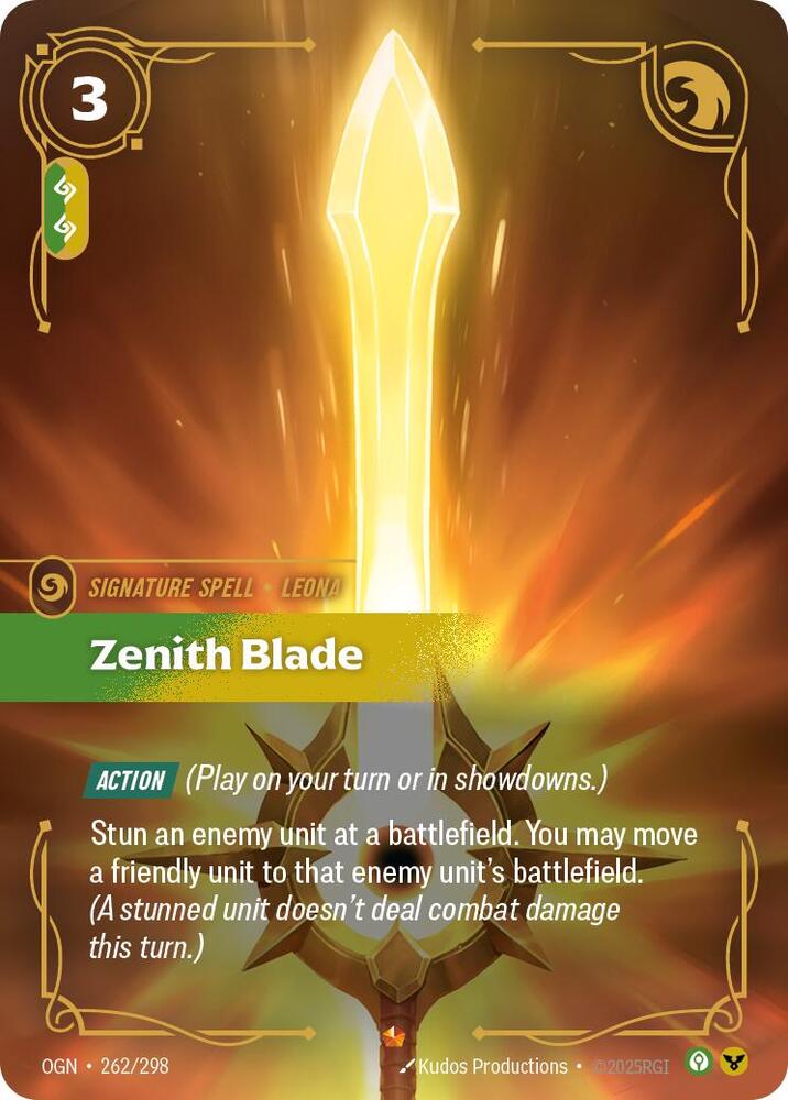 Zenith Blade 262/298 (Origins) - Foil