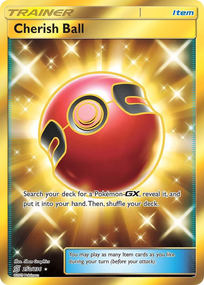 Cherish Ball Secret 250/236 (SM - Unified Minds) - Holofoil