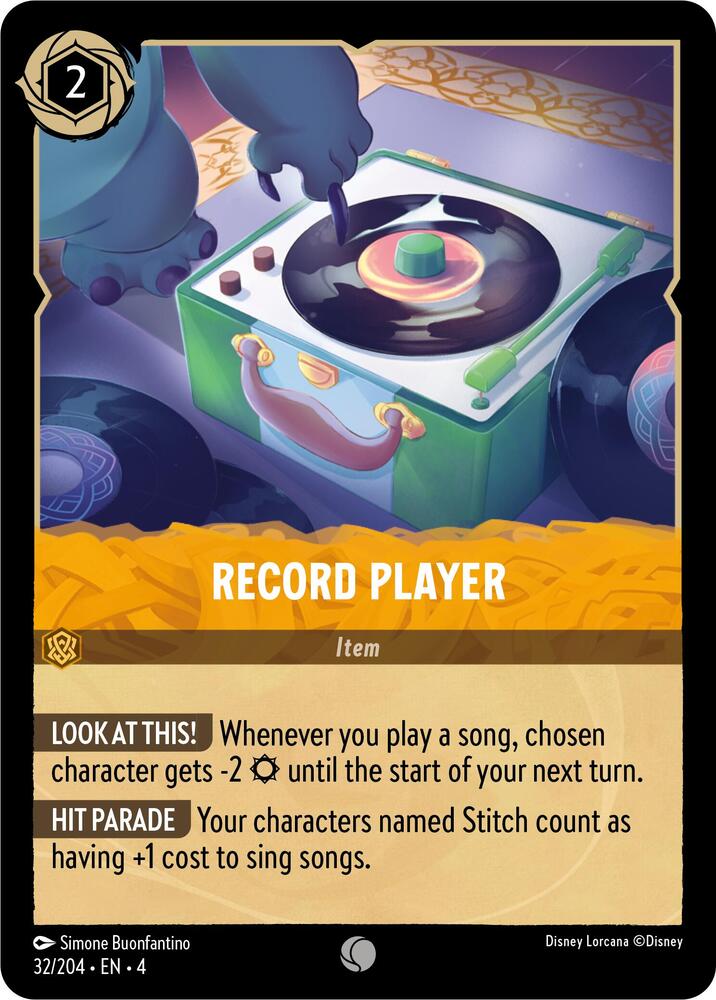 Record Player 32/204 (Ursula's Return) - Cold Foil